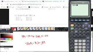 Algebra 2 Chapter 2 Test Review