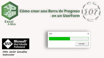 Cómo crear una barra de progreso en un UserForm | VBA Excel 2016 #107
