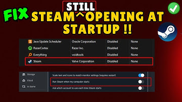 Stop steam from opening at startup Fix