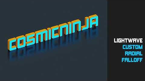 Custom Radial Falloff Network in Lightwave