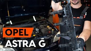 Ignition coil pack installation OPEL ASTRA: video manual