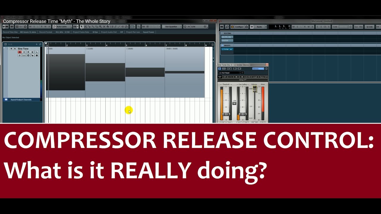 Compressor Release Time "Myth" The Whole Story YouTube
