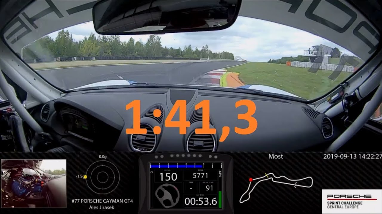 Ales Jirasek - Autodrom Most - Porsche Cayman GT4 - 