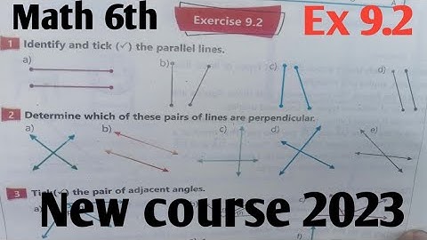 Exercise 9.2 Class 6th Math kpktbb and ptb new course 2023| Ex 9.2 Single National curriculum