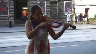 All of me - violin busking - February 2015