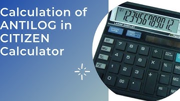 How to Calculate ANTILOG of any number with Regular Business Calculator ?