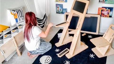 Ecotribe "Grow-with-Me" Creativity Desk for Kids - Assembly Instructions