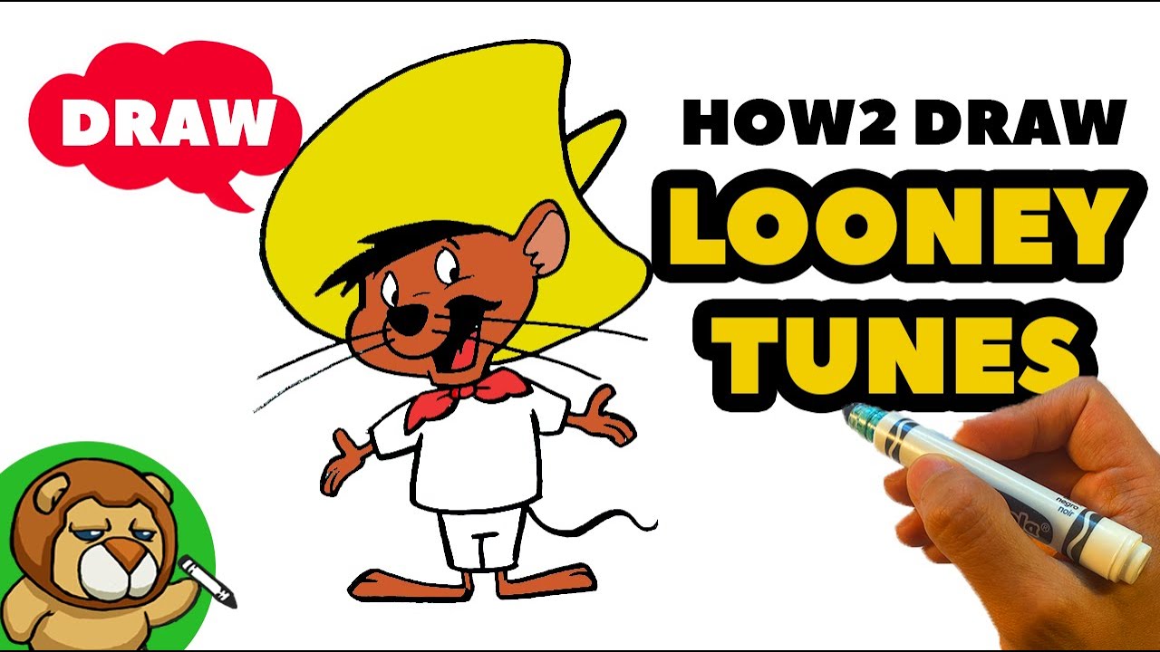 How to Draw SPEEDY GONZALES - Tune Squad