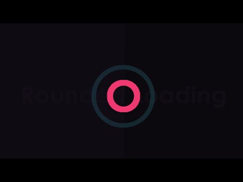 Double Rounded Loading With Fading Effect - Only HTML & CSS