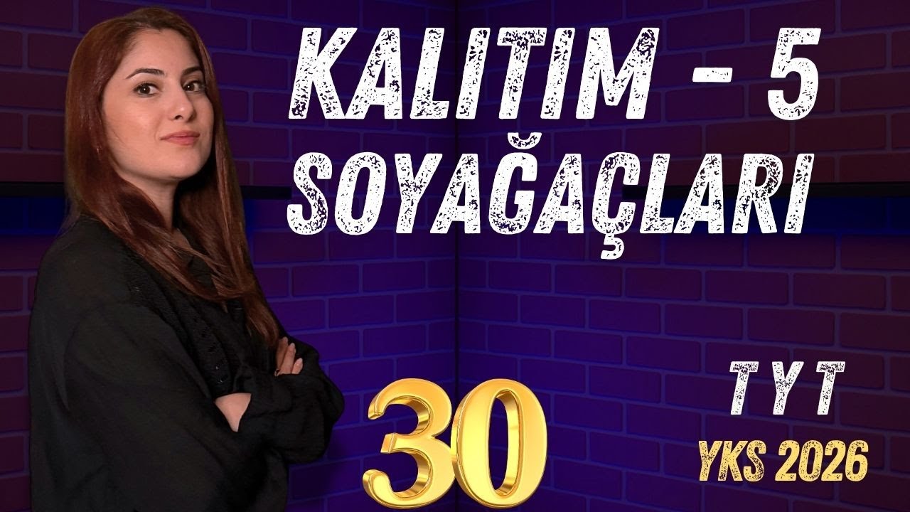 30) TYT 2026 BİYOLOJİ | KALITIM 5 | SOYAĞAÇLARI | ADIM ADIM ZİRVEYE