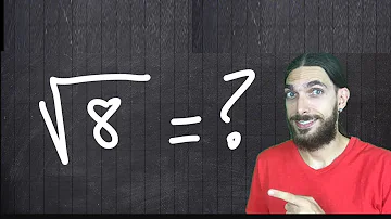 Como fatorar a raiz quadrada de 8?