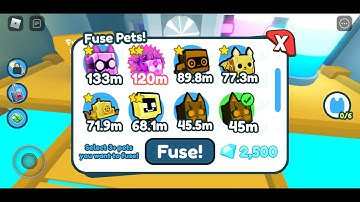 what happen when you fuse 2 rainbow cyber fox and 1 rainbow robot in !!pet simulator X!!