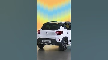 #Renault #Kwid makes a striking first impression with two tone paintwork and a wide SUV stance