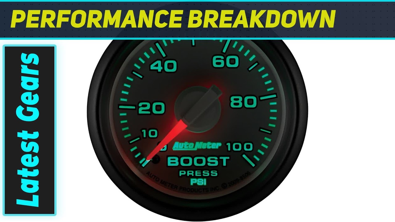 `Auto Meter 8506: The Ultimate Mechanical Boost Gauge Upgrade - YouTube
