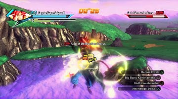 DRAGON BALL XENOVERSE Lord Beerus vs ssj4 Gogeta