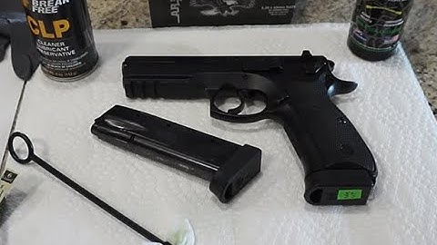 How to clean the CZ SP01