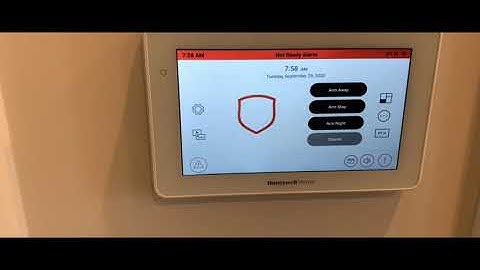 Honeywell 6290w 6290wcTouchscreen Error Troubleshooting Not Ready Alarm How To Clear Red Bar Green