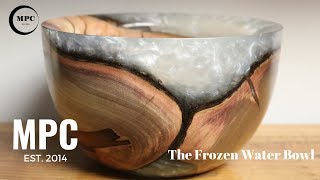 Wood Turning - Frozen Water Bowl.