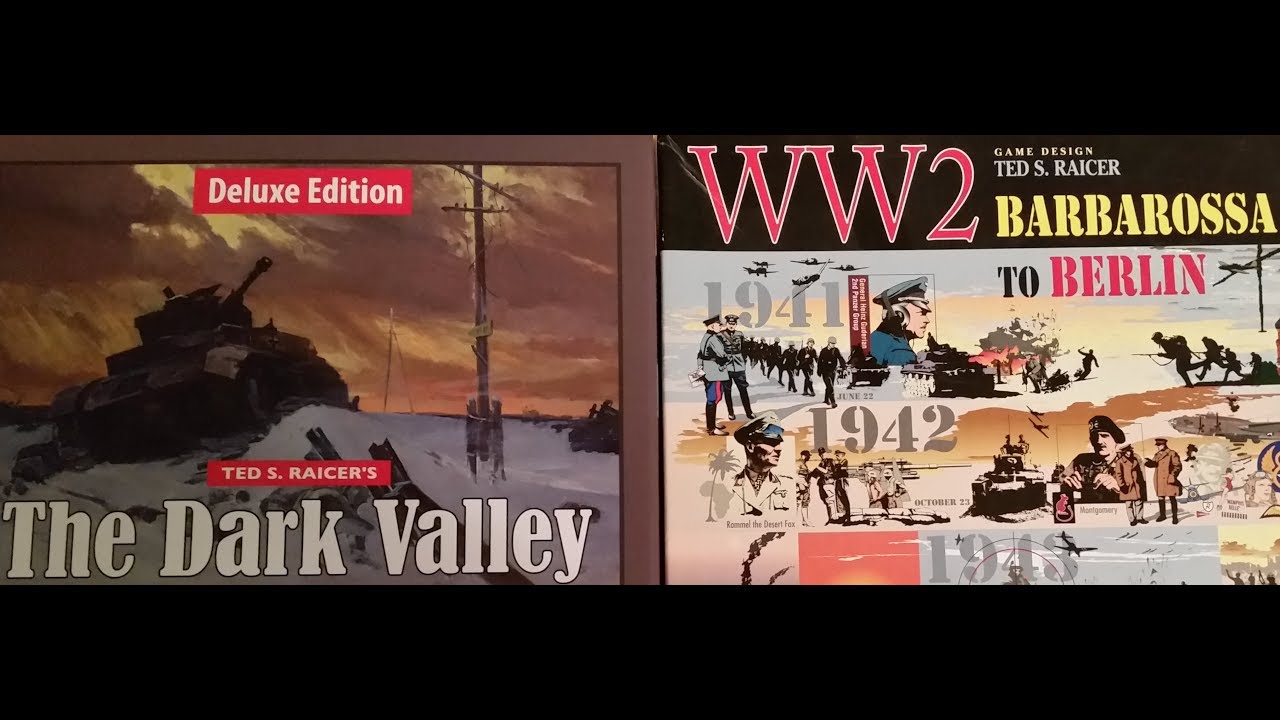 ボードゲーム　WW2 バルバロッサ・トゥ・ベルリン Barbarossa to Berlin - Review of Components included in Dark