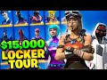 MY FULL $15,000 EXCLUSIVE FORTNITE LOCKER REVEAL...