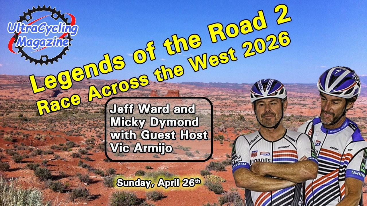 UltraCycling Magazine presents an exclusive interview with Team Legends of the Road 2, featuring two athletes who made one of the sport’s most fascinating transitions — from world‑class motorsport champions to elite ultracyclists. Guest host Vic Armijo leads Jeff Ward and Micky Dymond through a powerful conversation about their moto roots, the mindset shift required for ultra‑endurance racing, and the evolution of their partnership as teammates.
Ward and Dymond share stories from the track, the road, and everywhere in between — revealing how the skills, discipline, and competitive fire from their motorsport careers now fuel their success in ultracycling. This recorded episode is a must‑watch for fans of endurance sport, motorsport history, and athlete reinvention.
Road to Recoverty Site: https://road2recovery.com/
Subscribe here: https://www.youtube.com/@Ultracyclingmagazine 
Instagram: https://www.instagram.com/ultracyclingmagazine 
Facebook: https://www.facebook.com/ultracyclingmagazine 
Subscribe to our YouTube channel for more ultra cycling co
#UltraCycling #EnduranceCycling #LegendsOfTheRoad #JeffWard #MickyDymond #VicArmijo  #UltraCycling Magazine