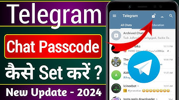 Telegram mein lock kaise lagaen | Telegram par password kaise lagaye | telegram par chat lock