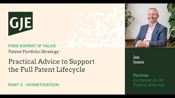 Patent Portfolio Strategy-  Part 3 Monetisation