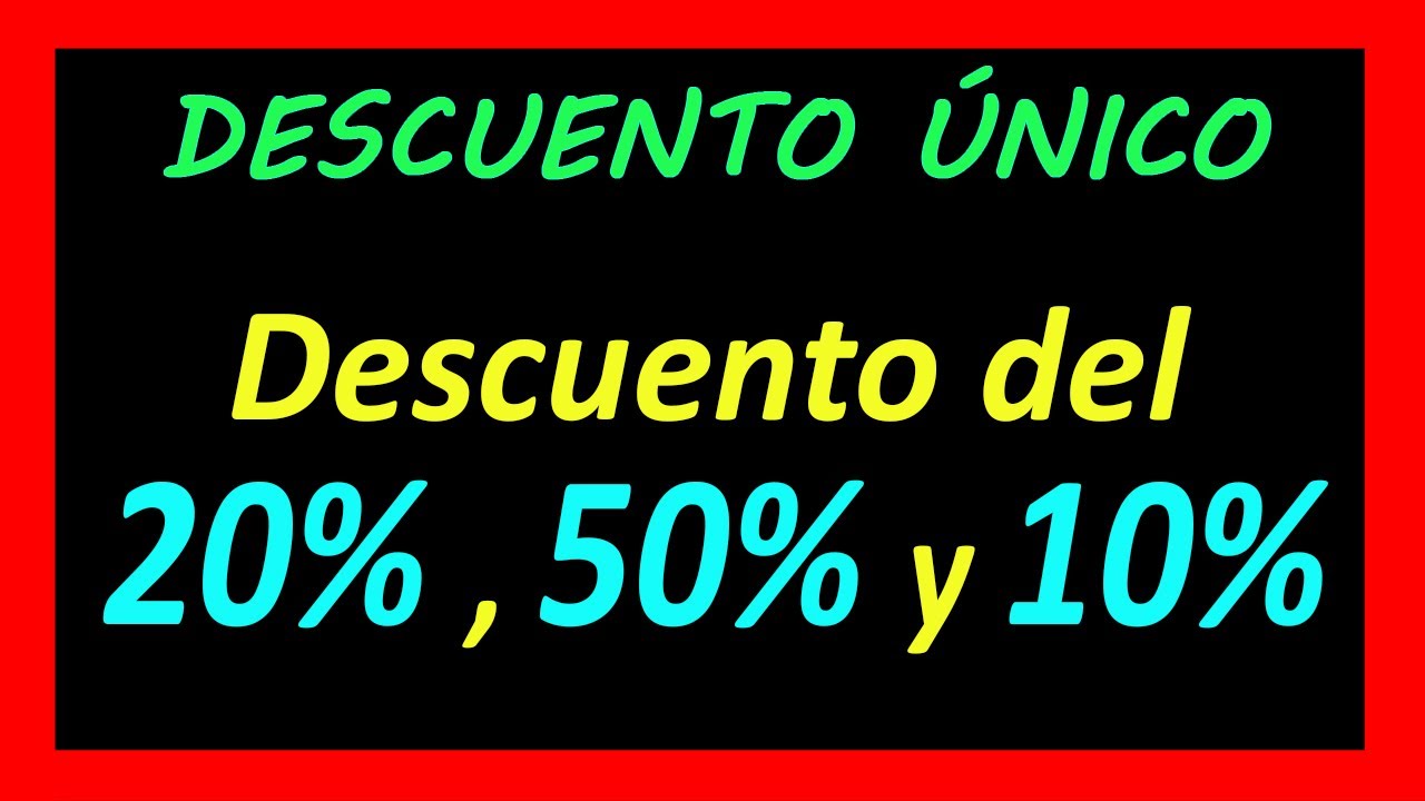 Eventos con Descuento Único