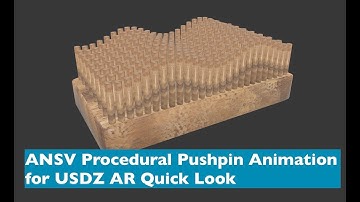 Creating Looping Push Pin Animation For USDZ AR Quick Look