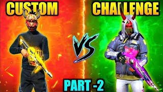 Free Fire 1Vs 1 Castoum Challenge Hard Gameplay .Gamer2M