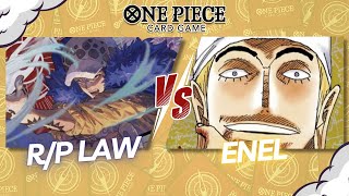 One Piece Card Game Standard Battle: R/P Law vs Enel [OP07]