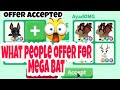 What People Trade For Mega Neon Bat In Adopt Me Trading And Giveaway