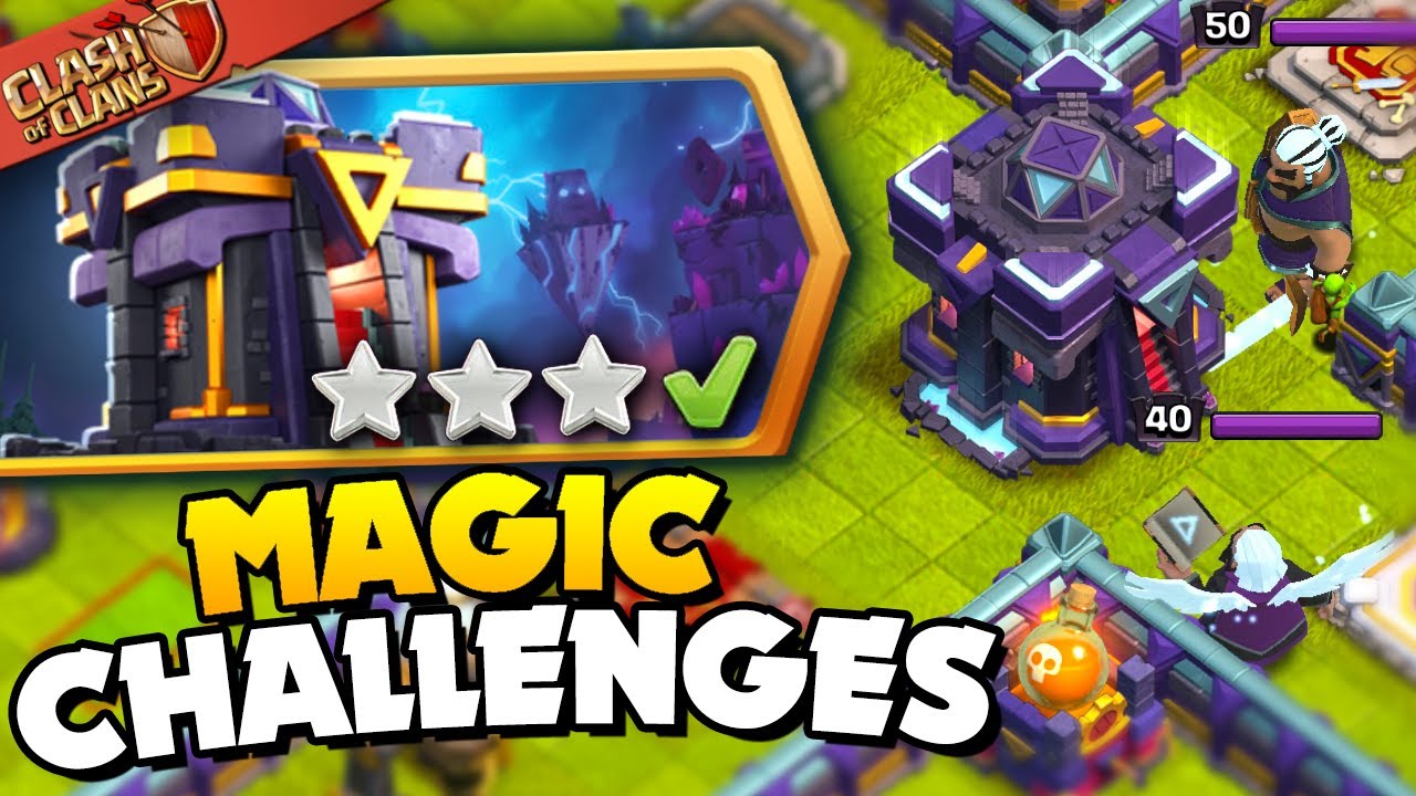 Easily 3 Star the Magic Challenges (Clash of Clans) YouTube
