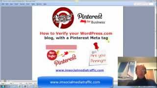 How to verify your Wordpress.com Blog with a Meta tag