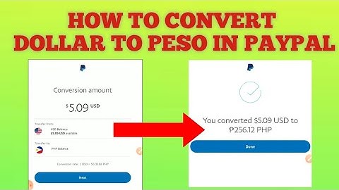 HOW TO CONVERT DOLLAR TO PESO IN PAYPAL | TAGALOG TUTORIAL 2022