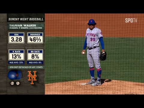 [MLB] 뉴욕 메츠 vs LA 에인절스 MVP 타이후안 <strong>워커</strong> (06.13)