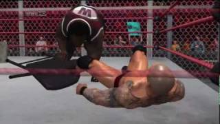 WWE Hell in a Cell 2011 - Mark Henry(c) vs Randy Orton