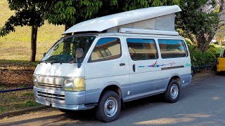 1996 Toyota Hiace PopTop Camping Car 4x4 Diesel (Canada Import) Japan Auction Purchase Review