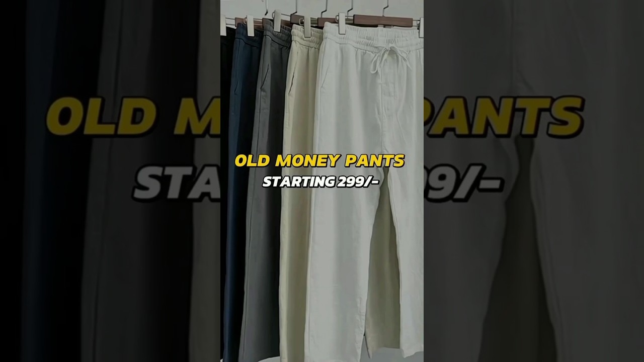 Oldmoney pants | 
