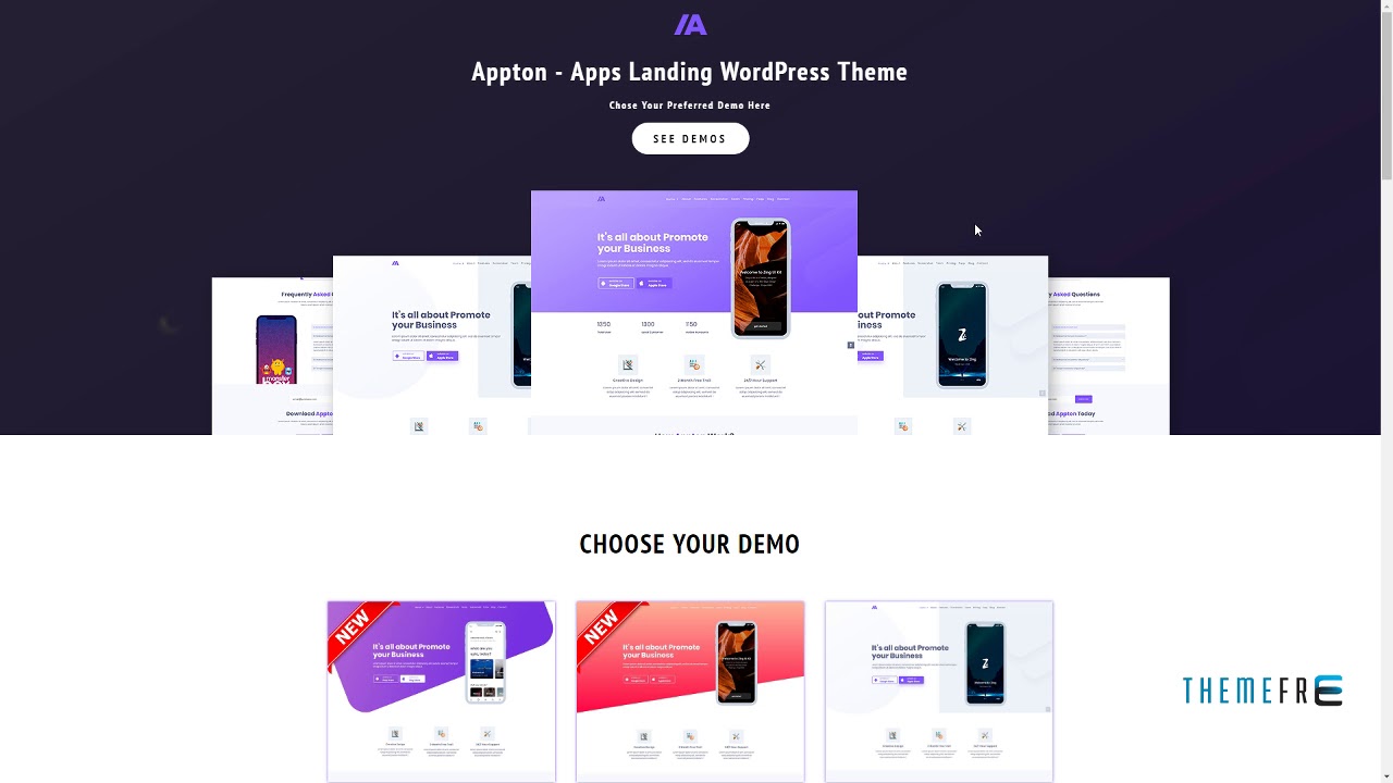 Appton - App Landing WordPress Theme Ormond Ambrose