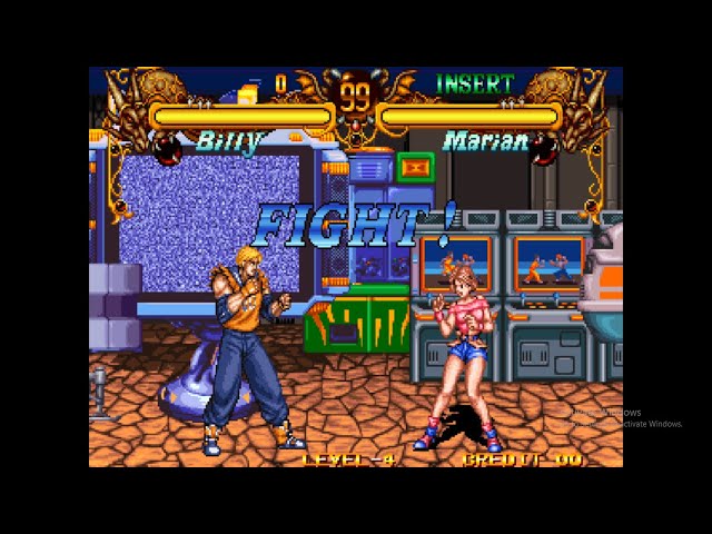 Bison2Winquote — - Marian after defeating Billy, Double Dragon