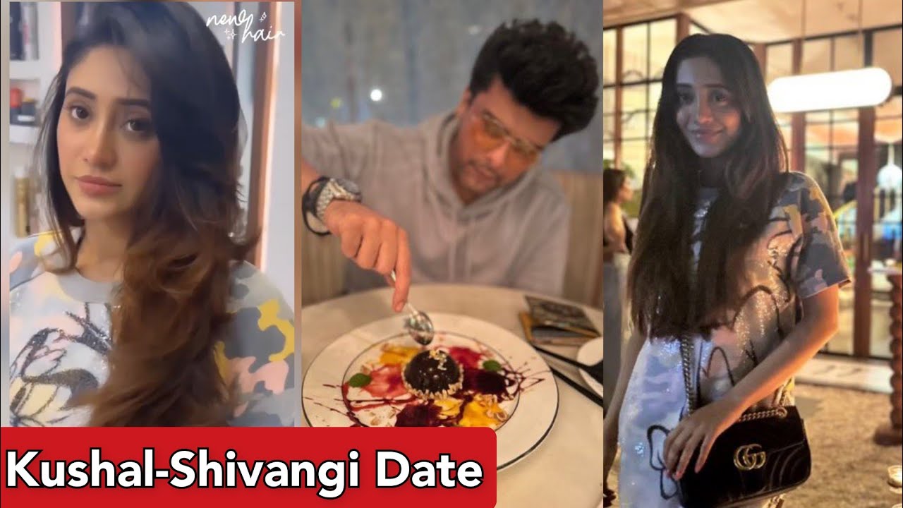 Shivangi Joshi and Kushal Tandon's Romantic Dinner Date | Shivangi Joshi New Look | Barsatein Update