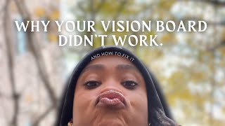 The Reasons Your Vision Boards Didn't Work | 2 Things to Do Before Making Your 2024 Vision Board