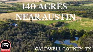 Placid Ranch 140 Acres Near Lockhart w Views Water Homes