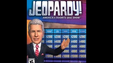 Nintendo Wii U Jeopardy! 2nd Run Game #1