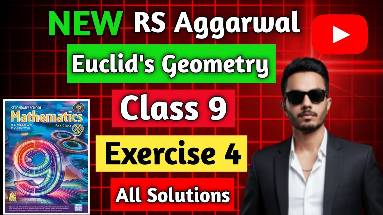 Ex-4, class 9 euclid's geometry | rs aggarwal | exercise 4 | #cbse #OmStudy1 #maths