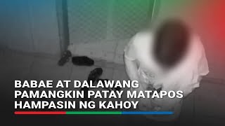 Babae At Dalawang Pamangkin Patay Matapos Hampasin Ng Kahoy; Kinakasama Ng Tiyahin Suspek