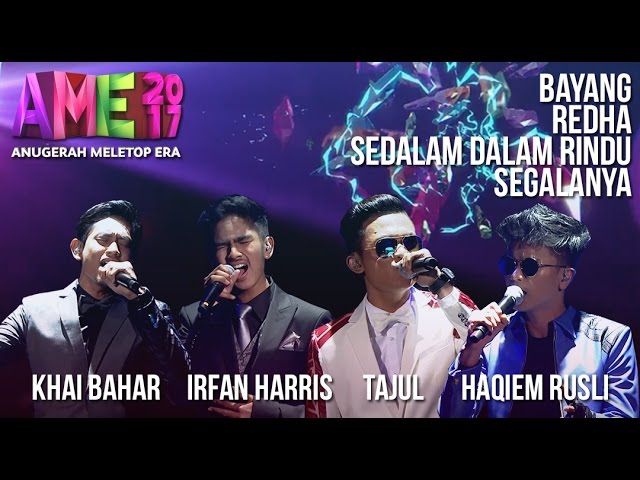 Anugerah MeleTOP ERA 2017: Khai Bahar, Irfan Haris, Tajul & Haqiem Rusli #AME2017 class=