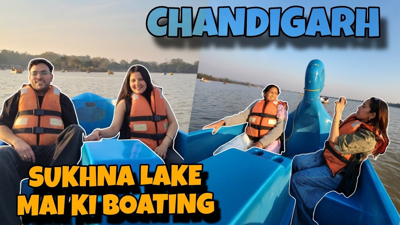 Chandigarh rose garden aur sukhna lake mai kiye bahut jyada maje 😍❤️