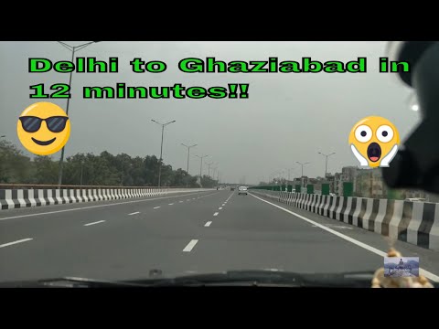 How to travel from Delhi to Ghaziabad in 12 Minutes!